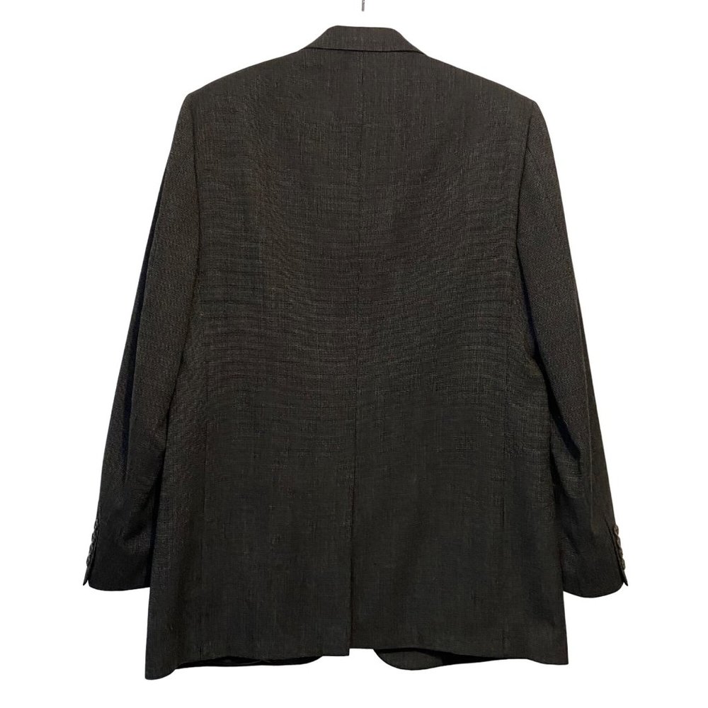 Vintage Burberrys' Prorsum Charcoal Tailored Blazer 44R - Picture 3 of 14